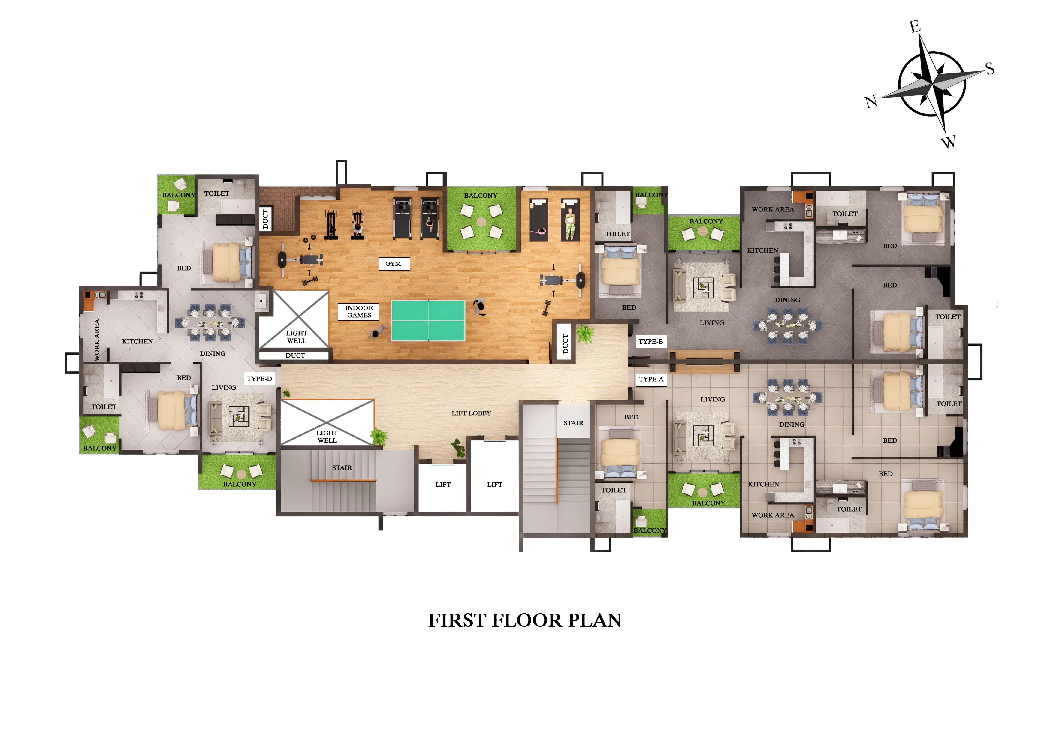 First Floor Plate Plan 
